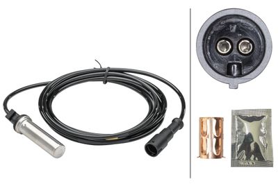 Датчик, частота вращения колеса HELLA 6PU 230 048-321