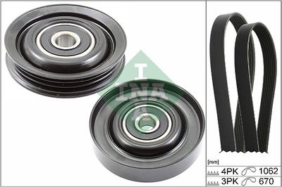 Ķīļrievu siksnu komplekts Schaeffler INA 529 0229 10