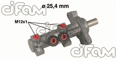 Galvenais bremžu cilindrs CIFAM 202-618
