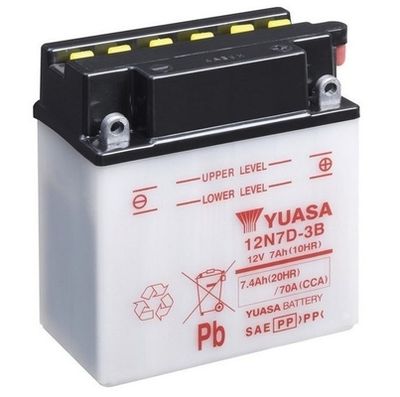 Startera akumulatoru baterija YUASA 12N7D-3B