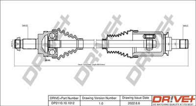 Приводной вал Dr!ve+ DP2110.10.1012