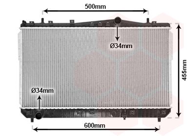 Radiators, Motora dzesēšanas sistēma VAN WEZEL 81002052