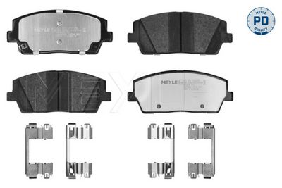 Bremžu uzliku kompl., Disku bremzes MEYLE 025 261 5717/PD
