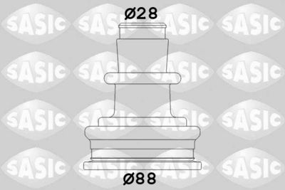 Комплект пыльника, приводной вал SASIC 4003411