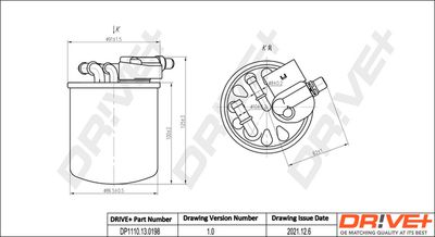 Топливный фильтр Dr!ve+ DP1110.13.0198