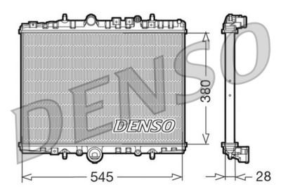 Radiators, Motora dzesēšanas sistēma DENSO DRM07056