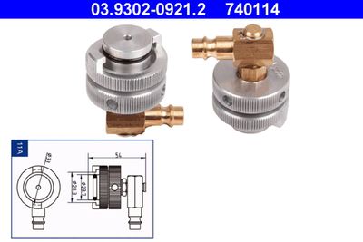 Штуцер для удаления воздуха ATE 03.9302-0921.2