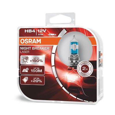Kvēlspuldze, Tālās gaismas lukturis ams-OSRAM 9006NL-HCB