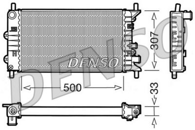 Radiators, Motora dzesēšanas sistēma DENSO DRM10024