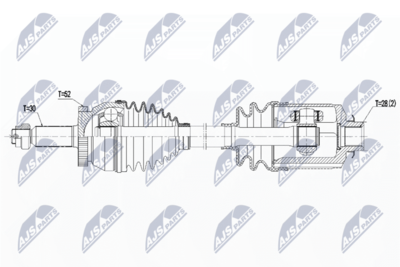 Приводной вал NTY NPW-HY-563