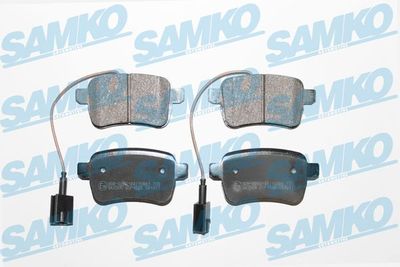 Комплект тормозных колодок, дисковый тормоз SAMKO 5SP1596