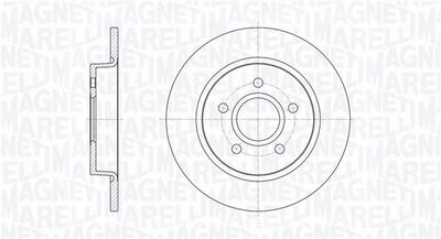 Тормозной диск MAGNETI MARELLI 361302040103