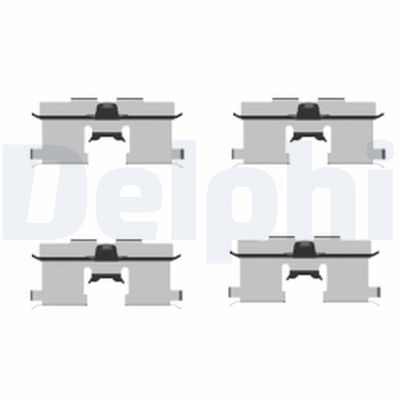 Piederumu komplekts, Disku bremžu uzlikas DELPHI LX0407