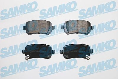 Комплект тормозных колодок, дисковый тормоз SAMKO 5SP1550