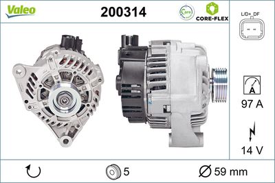 Генератор VALEO 200314