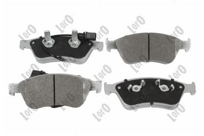 Комплект тормозных колодок, дисковый тормоз ABAKUS 231-01-215