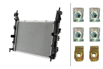 Радиатор, охлаждение двигателя HELLA 8MK 366 301-211