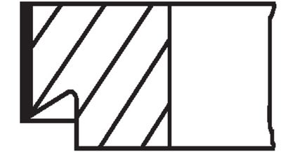 Комплект поршневых колец MAHLE 004 15 N1