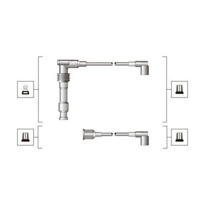 Augstsprieguma vadu komplekts MAGNETI MARELLI 941319170123