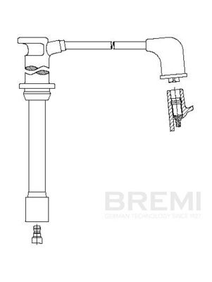 Augstsprieguma vads BREMI 658/118
