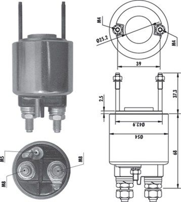 Ievilcējrelejs, Starteris MAGNETI MARELLI 940113050485