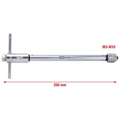 Держатель трещеток, метчик KS TOOLS 331.0670