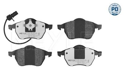 Bremžu uzliku kompl., Disku bremzes MEYLE 025 218 4919/PD