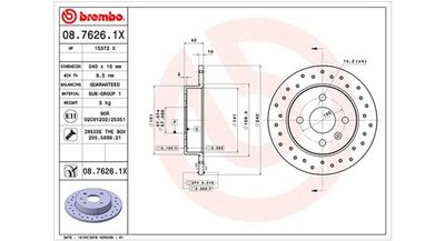 Тормозной диск MAGNETI MARELLI 360406038902
