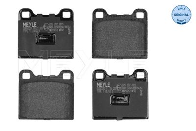 Bremžu uzliku kompl., Disku bremzes MEYLE 0252022815