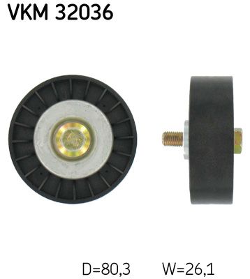 Parazīt-/Vadrullītis, Ķīļrievu siksna SKF VKM 32036