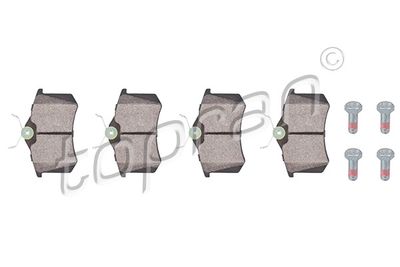 Комплект тормозных колодок, дисковый тормоз TOPRAN 103074