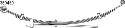 Многолистовая рессора CS GERMANY 10.360.430.00
