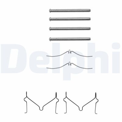 Piederumu komplekts, Disku bremžu uzlikas DELPHI LX0211