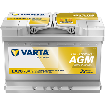 Startera akumulatoru baterija VARTA 840070076K312