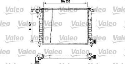 Radiators, Motora dzesēšanas sistēma VALEO 730569