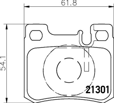 Bremžu uzliku kompl., Disku bremzes HELLA PAGID 8DB 355 007-671
