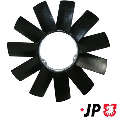 Крыльчатка вентилятора, охлаждение двигателя JP GROUP 1414900800