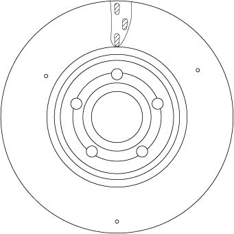 Тормозной диск TRW DF6717S
