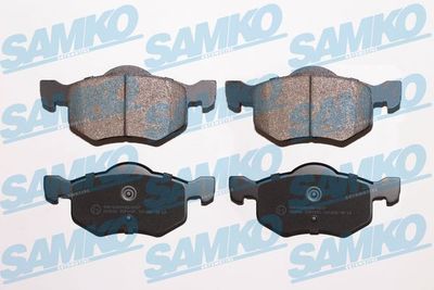 Комплект тормозных колодок, дисковый тормоз SAMKO 5SP1091