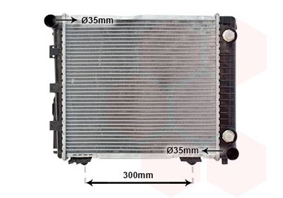 Radiators, Motora dzesēšanas sistēma VAN WEZEL 30002066