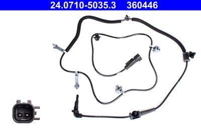 Devējs, Riteņu griešanās ātrums ATE 24.0710-5035.3