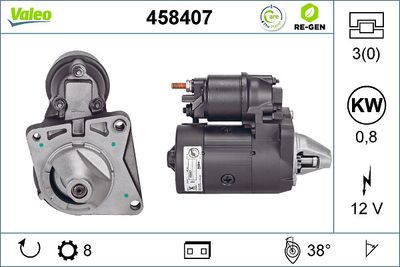 Starteris VALEO 458407