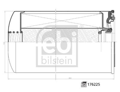 Degvielas filtrs FEBI BILSTEIN 176225
