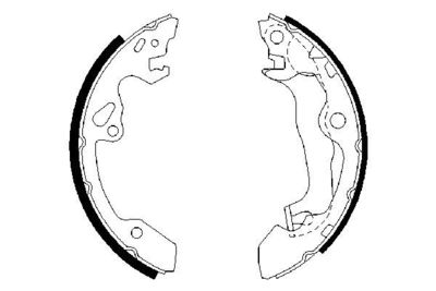 Комплект тормозных колодок BOSCH 0 986 487 557