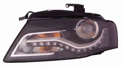 zestaw reflektorów AU HEAD LAMP.UNIT..ECE.ELEC.W/S MOTOR.W/LED.BLACK. FIT FOR: ABAKUS 446-1122PMLDEM2