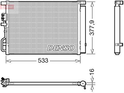 Конденсатор, кондиционер DENSO DCN41018