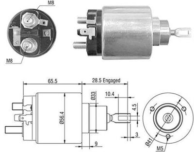 Ievilcējrelejs, Starteris MAGNETI MARELLI 940113050406