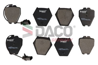 Комплект тормозных колодок, дисковый тормоз DACO 324754