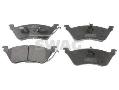 Bremžu uzliku kompl., Disku bremzes SWAG 14 11 6318