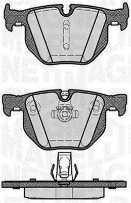 Bremžu uzliku kompl., Disku bremzes MAGNETI MARELLI 363916060161